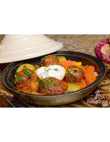 Tajine Kefta au boeuf et ratatouille de Tunis