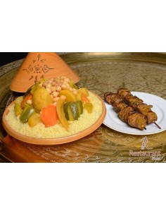 Couscous Brochettes d'Agneau