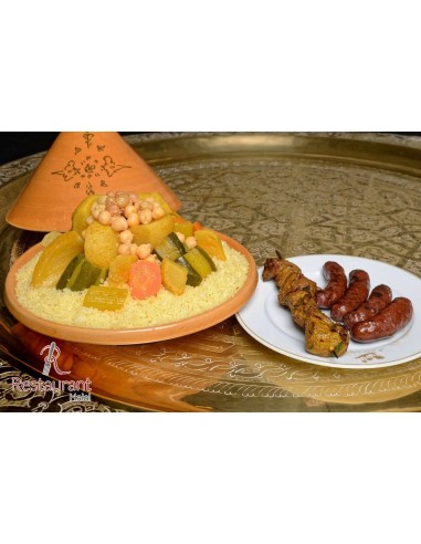 Couscous Brochettes Merguez 